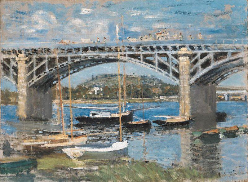 Claude Monet La Seine a Argenteuil Spain oil painting art